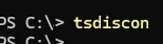 tsdiscon komutu