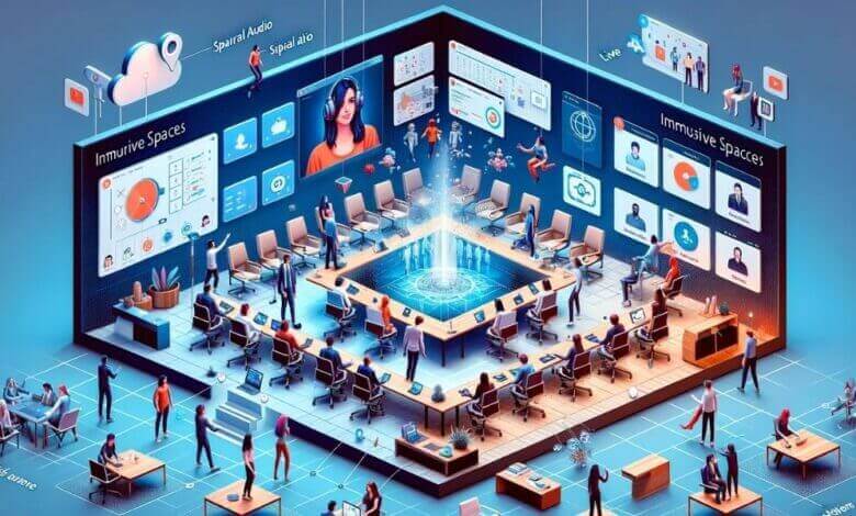 teams immersive spaces